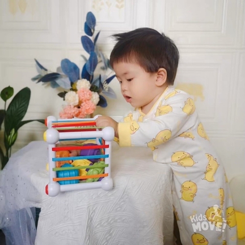 Đồ Chơi Hộp Thả Hình Khối Cho Bé 1 2 3 Tuổi – Rèn Luyện Trí Thông Minh, Giáo Dục Montessori Cao Cấp -POPIKIDS