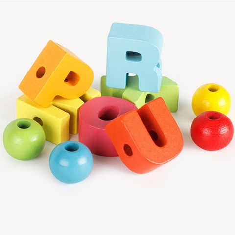 Đồ Chơi Xâu Hạt Gỗ 75 Chi Tiết Cực Dễ Thương Giúp Bé Rèn Luyện Sự Khéo Léo -POPIKIDS