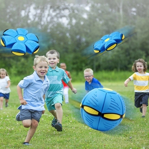 Bóng Ma Thuật Biến Hình Thành Đĩa Bay Bóng Ma Thuật Ufo Bật Lò Xo Dành Cho Trẻ Em Đồ Chơi- POPIKIDS