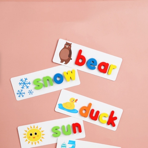 Đồ Chơi Giáo Dục Thông Minh Spelling Game Ghép Từ Tiếng Anh Theo Thẻ Giúp Bé Phát Triển Ngôn Ngữ -POPIKIDS