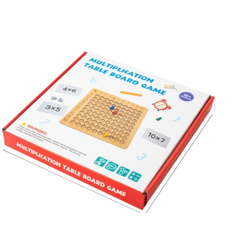 Bảng Đồ Chơi Gỗ Học Bảng Cửu Chương Toán Giáo Dục Theo Phương Pháp Montessori Giúp Bé Ghi Nhớ Nhanh -POPIKIDS