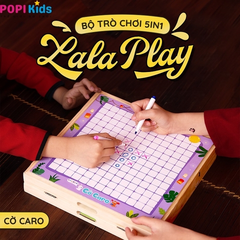 Đồ Chơi Board Game 5in1 Cho Bé – LalaPlay Nhiều Trò Dân Gian, Giúp Bé Thông Minh Hơn