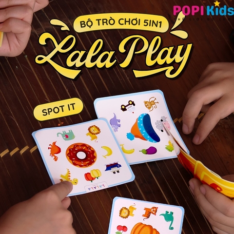 Đồ Chơi Board Game 5in1 Cho Bé – LalaPlay Nhiều Trò Dân Gian, Giúp Bé Thông Minh Hơn