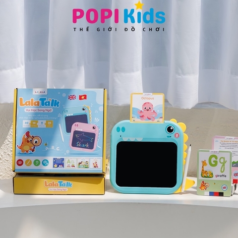 Máy Đọc Viết LalaTalk – Máy Đọc Thẻ Song Ngữ Kèm Bảng Viết Tự Xóa Thông Minh Cho Bé | Lalala Baby