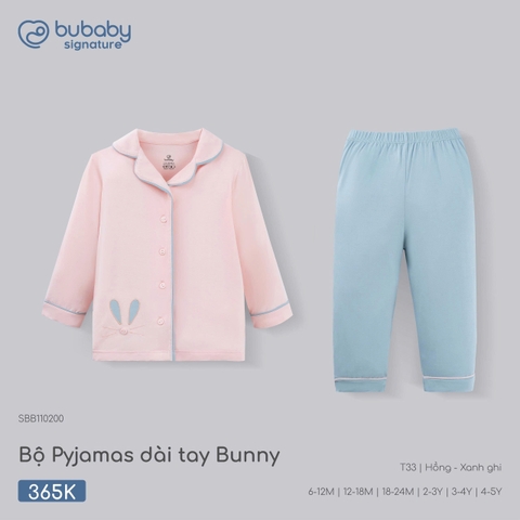 (6M-4Y) BU - Bộ Pyjamas dài tay Bunny - SBB110200