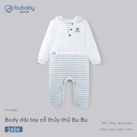 (0M-9M) BU - Body dài tay cổ thủy thủ Bu Bu - PCT215300
