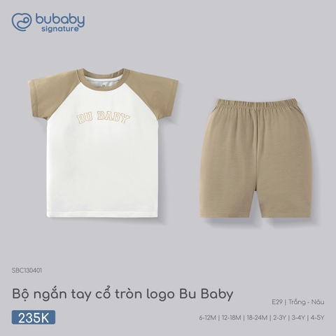 (6M-4Y) BU - Bộ ngắn tay cổ tròn - SBC130401