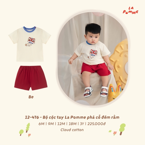 (6M-2Y) LP - Bộ cộc tay La Pomme phá cỗ đêm rằm - Be