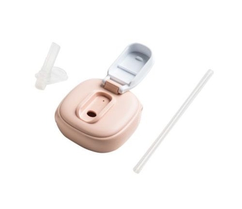 HEGEN - Bộ phụ kiện bình tập uống Hegen màu hồng -