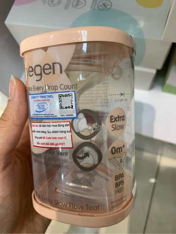 HEGEN - Bộ 2 núm ti Hegen size Extract Flow 0-1 tháng tuổi -