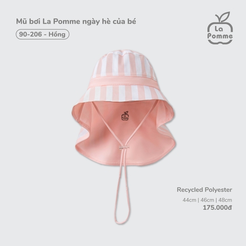 (44cm-48cm) LP - Mũ bơi La Pomme ngày hè của bé - Hồng