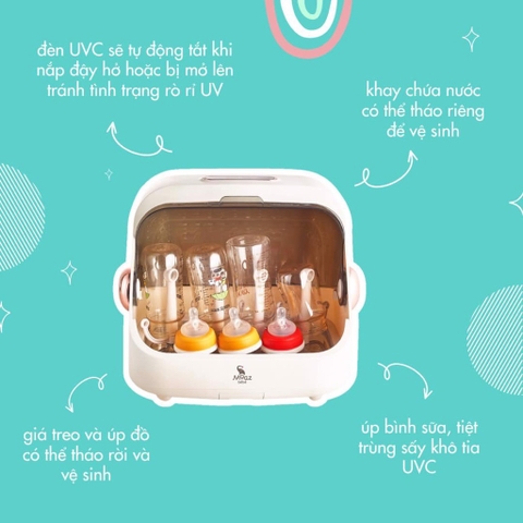 Moaz - Máy úp bình sữa, tiệt trùng MB044 -