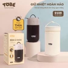 TOBE - Bình ủ cháo Tobe Pink 9108 -