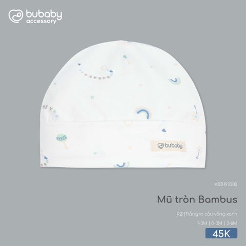 (0M-3M) BU - Mũ tròn Bambus - ABB192203