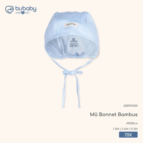 (0M-3M) BU - Mũ Bonnet Bambus - ABB194300