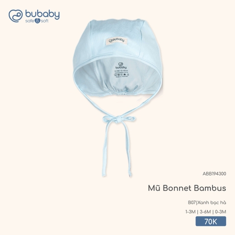 (0M-6M) BU - Mũ Bonnet Bambus - ABB194300