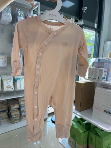 (NB-1M) BU S30 - Body dài tay cài chéo Bambus - BBB210803