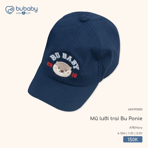 (6M-3Y) BU - Mũ lưỡi trai Bu Ponie - Navy
