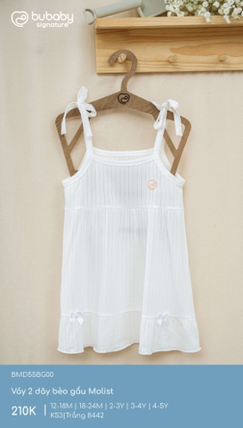 (12M-4Y) BU S30 - Váy 2 dây bèo gấu Molist - BMD55BG00