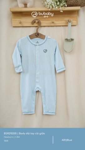 (NB-1M) BU S30 - Body dài tay cài giữa - BSR210205
