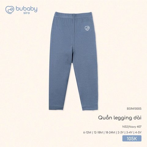 (6M-4Y) BU Z10 - Quần legging dài BSR410005 - Navy 407