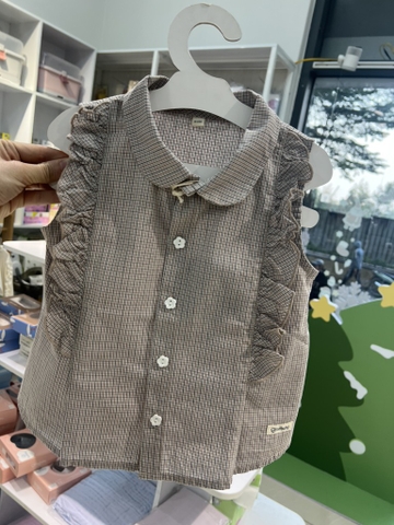 (6M-2Y) BU - Áo sơ mi sát nách bèo ngực - BCT343901