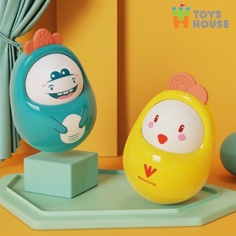 DCBY - Đồ chơi lật đật cho bé hình gà con dễ thương Toyshouse HE0297 -