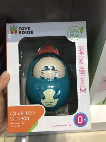 DCBY - Đồ chơi lật đật cho bé hình khủng long vui vẻ Toyshouse HE0296 -