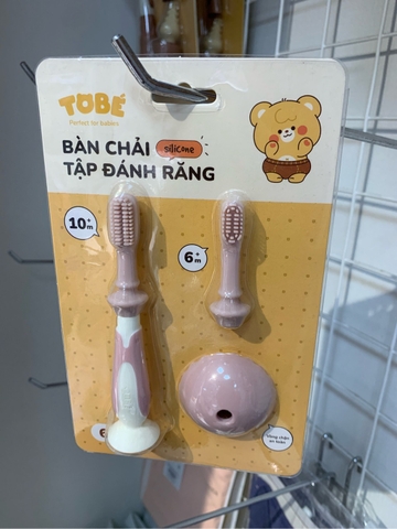 TOBE - Bàn chải tập đánh răng TOBÉ (Pink) -