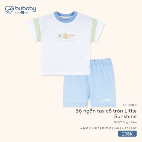 (6M-4Y) BU - Bộ ngắn tay cổ tròn Little Sunshine - IBC1304LS
