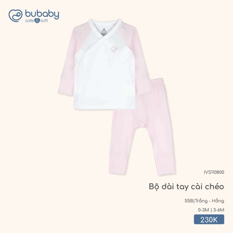 (0M-3M) BU - Bộ dài tay cài chéo IVS110800 - IVS110800