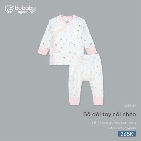 (NB-3M) BU - Bộ dài tay cài chéo - SBB110801