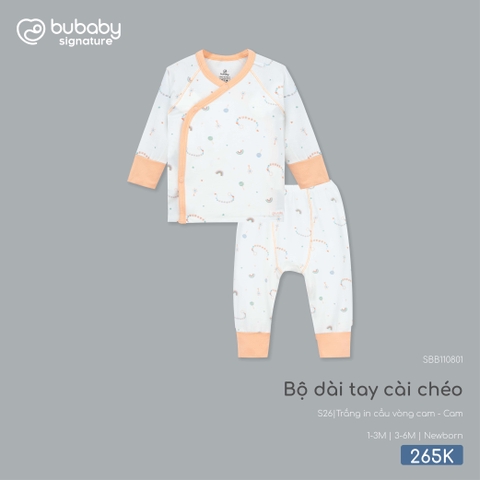 (NB-3M) BU - Bộ dài tay cài chéo - SBB110801