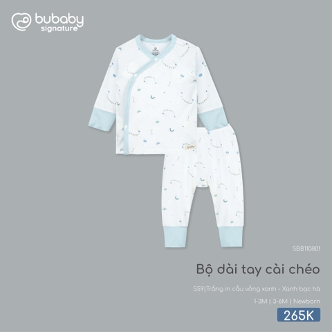 (NB-3M) BU - Bộ dài tay cài chéo - SBB110801