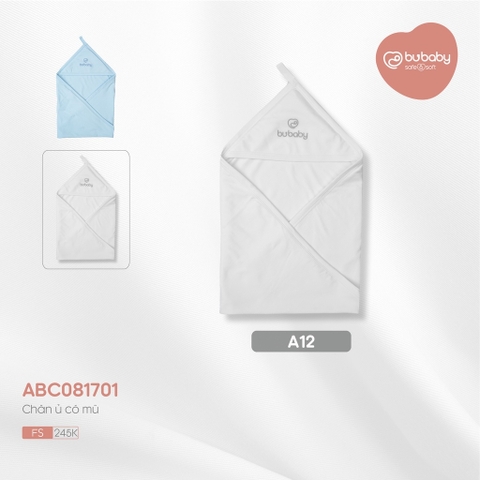 (FS) BU - Chăn ủ có mũ ABC081701 - Trắng