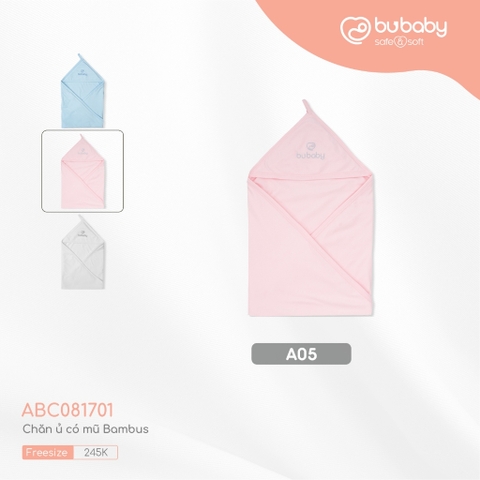 (FS) BU - Chăn ủ có mũ ABC081701 - Hồng