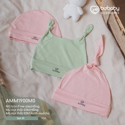 (FS) BU - Set 01 Mũ tròn Fre.Hồng AMM1900M0 - Set 01