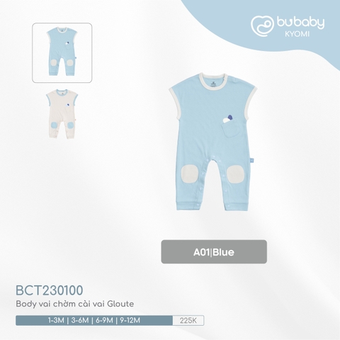 (1M-9M) BU - Body vai chờm cài vai Gloute BCT230100 - Blue