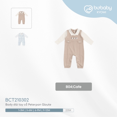 (1M-9M) BU - Body dài tay cổ Peterpan Gloute BCT210302 - Cafe