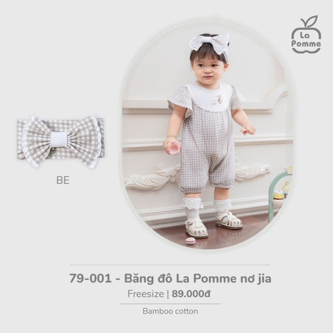 (FS) LP - Băng đô La Pomme nơ jia - Be