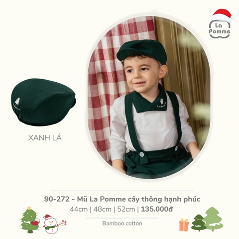(44cm-52cm) LP - Mũ La Pomme cây thông hạnh phúc - Xanh lá