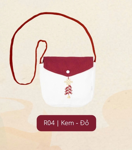 (FS) BU - Túi đeo chéo Lì xì ALN1208LM ALN1208LM - Kem