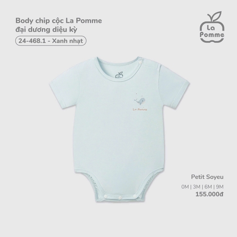 (0M-9M) LP - Body chip cộc La Pomme đại dương diệu kỳ - Xanh nhạt