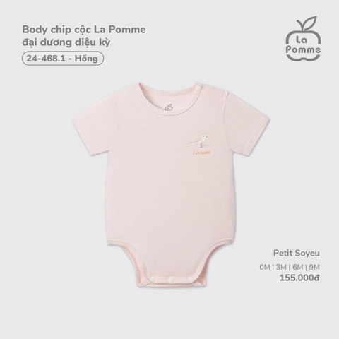 (0M-9M) LP - Body chip cộc La Pomme đại dương diệu kỳ - Hồng