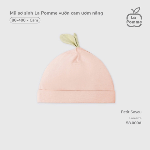 (FS) LP - Mũ sơ sinh La Pomme vườn cam ươm nắng - FS