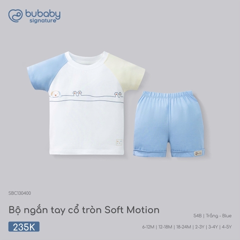 (6M-4Y) BU - Bộ ngắn tay cổ tròn - SBC130400