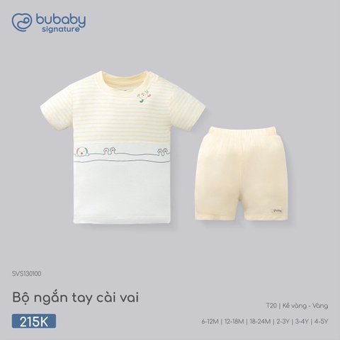(6M-4Y) BU - Bộ ngắn tay cài vai - SVS130100