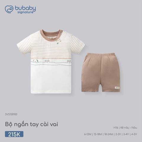 (6M-4Y) BU - Bộ ngắn tay cài vai - SVS130100