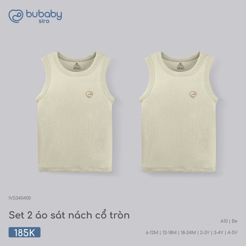 (6M-4Y) BU - Set 2 áo sát nách cổ tròn - IVS340400
