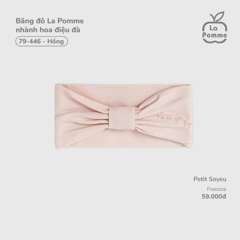 (FS) LP - Băng đô La Pomme nhành hoa điệu đà - Hồng